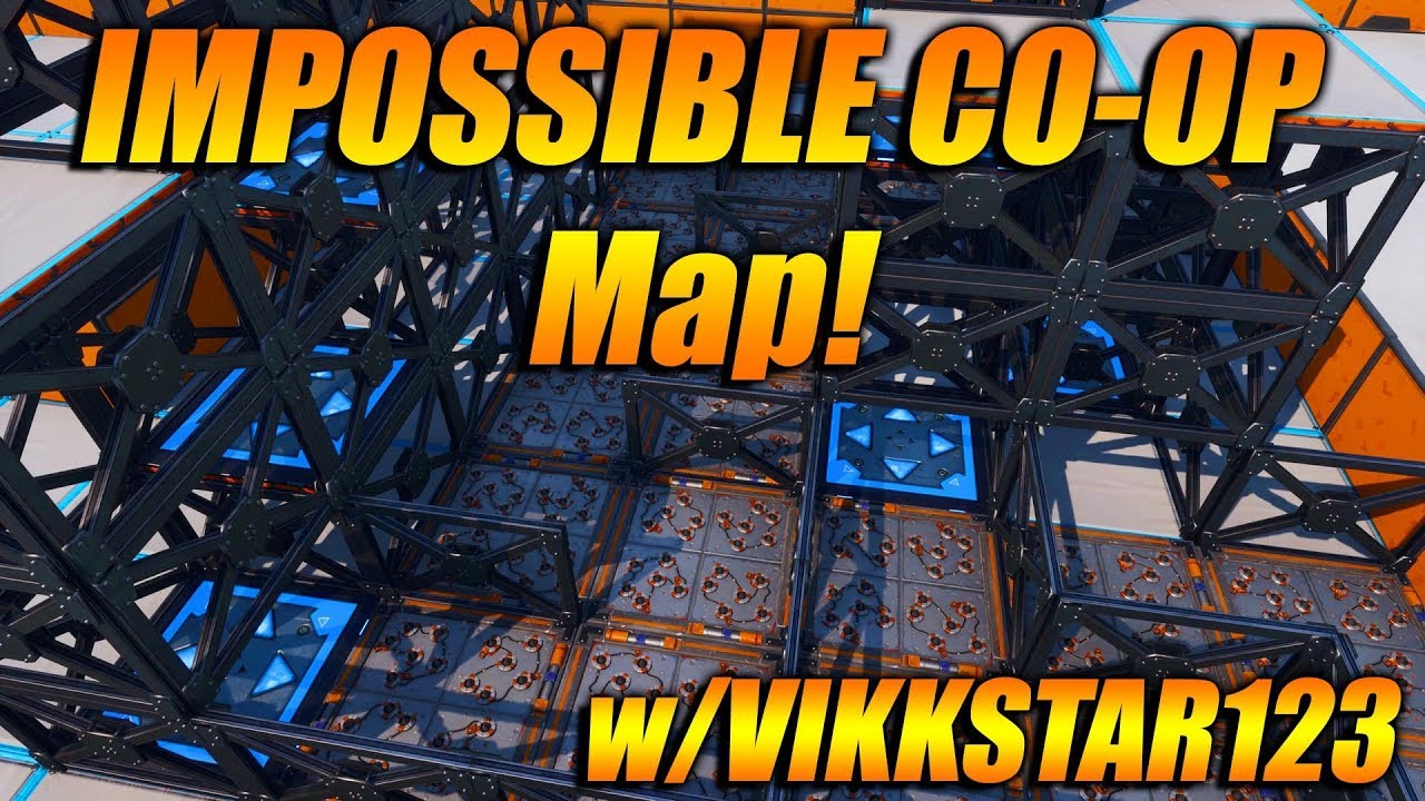 THE IMPOSSIBLE CO-OP PUZZLE MAP WITH VIKKSTAR123! Fortnite ...