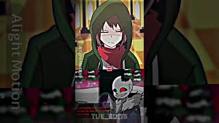 AU Random Wheel 1 || StoryShift Chara Vs Horror Sans sansaus 1v1 edit debate shorts