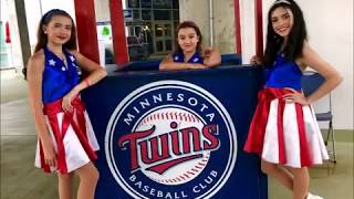 USA Freedom Kids perform at Miracles Baseball Game - NATIONAL ANTHEM 2