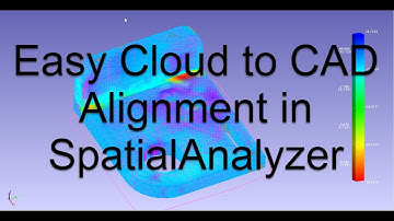 Easy Cloud to CAD Alignment with SpatialAnalyzer