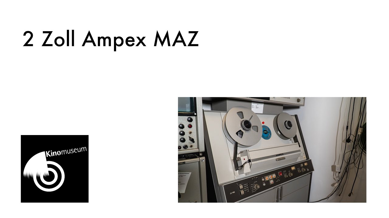 2 Zoll Ampex MAZ Magnet Aufzeichnung Videorecorder