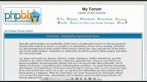 How to Register a User Account in phpBB - Host Department LLC