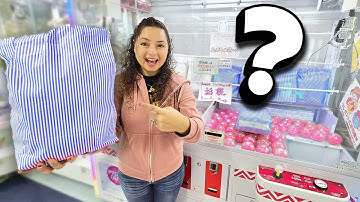 Lucky Mystery Bags Claw Machine at the Arcade!