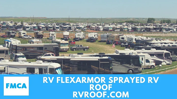 RV FlexArmor Sprayed RV Roof -- Lifetime Guarante, No Caulking
