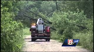 Severe storms lead to power outages and downed trees