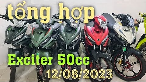 Exciter 50cc côn tay 2023 giá bao nhiêu