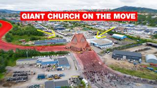 We took this church FOR A WALK... Kiruna The Town That Is Moving Itself Building By Building
