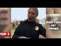 Top 5 Moments Rude, Cops GOT OWNED BIG TIME! Ignorant, Viraal Confrontations!