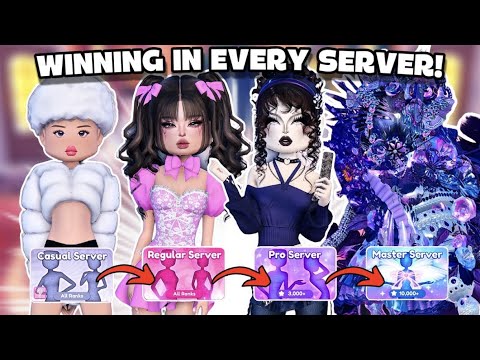 WINNING IN *EVERY* SERVER TYPE | Dress to Impress
