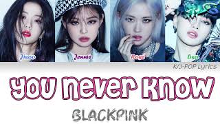 BLACKPINK (블랙핑크) - You Never Know Colour Coded Lyrics (Han/Rom/Eng)