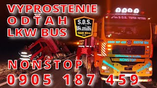 Vyprostenie a odťah LKW BUS - SOS DUCHOŇ odťahová služba NONSTOP 0905 187 459 www.sosduchon.sk