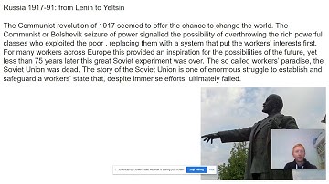 HIstory: Introduction to A Level