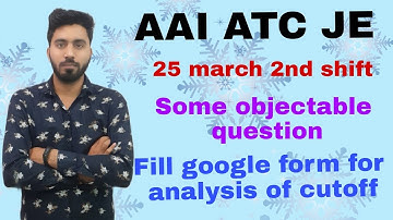 AAI ATC 25 MARCH 2ND SHIFT OBJECTED QUESTIONS | EXAM TRACK CENTRE | SANJAY