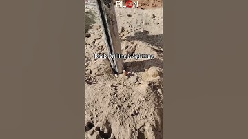 Carter 330 excavator installed with drilling and splitting machine