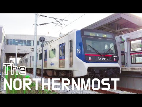 6-HOUR subway trip to the northernmost metro station in Korea