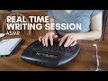 Write With Me #2 // ASMR Real Time Writing Session