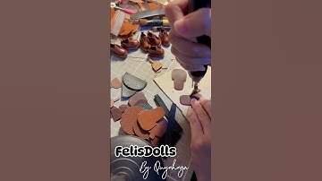[ How to make ] Hướng dẫn làm túi da mini - tập 1 / FelisDoll/by Quynhnga #minibag #bjd #leatherbag