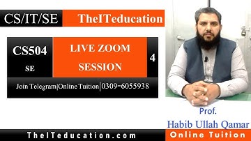 cs504 software engineering LIVE Zoom Session - VU  cs504 Lecture 4 - Linked List