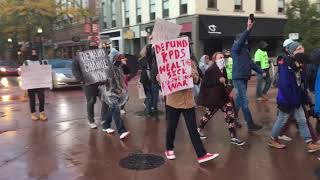Protesters march in Kalamazoo calling for change at KDPS