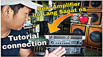 Mixer to Equalizer Connected To Two Amplifier,  How to connect? Minisound Set up ito Lang Sapat na.