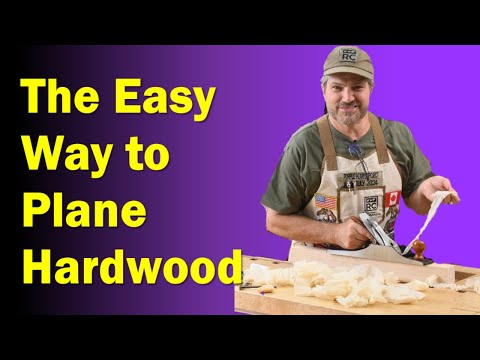 The Easy Way to Plane Hardwoods by Hand | Planing Hardwood