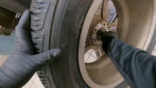 Customer states "How to balance a tire the easy way"