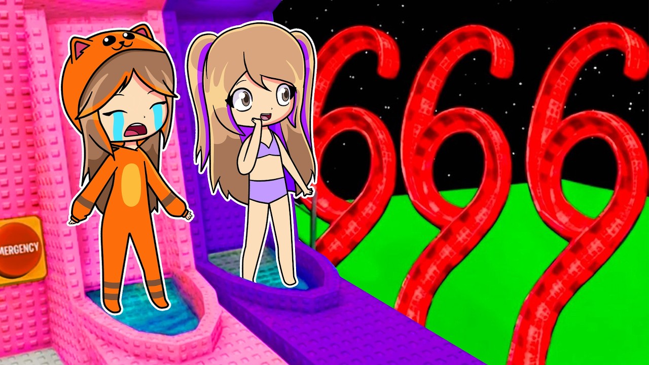 Construimos un PARQUE ACUÁTICO TERRORÍFICO en Roblox con Mandarina