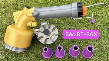 Béc tưới BT-36X quay bánh răng nghiêng chạy bơm nhỏ điện 1 pha gia đình từ 1.5kw-2HP