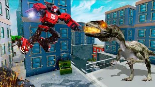 Red Robot Ranger Dinos Hunter Game 2021 - Android Gameplay screenshot 2