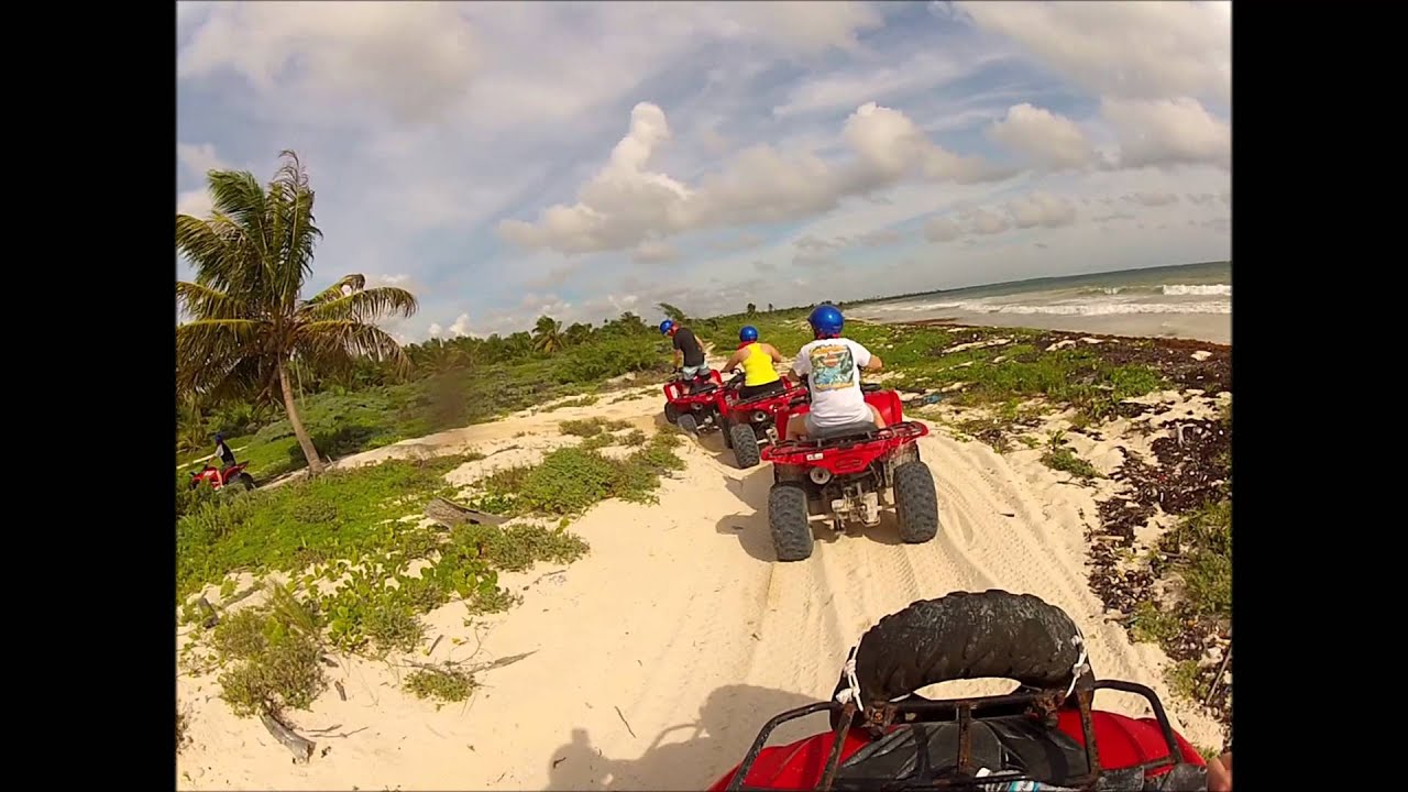 Costa Maya ATV Jungle and Beach Adventure Costa Maya, Mexico YouTube