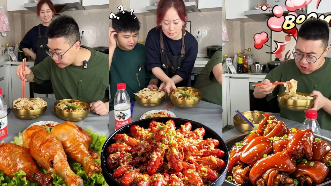 小气哥哥想独吞鸡腿，妈妈悄悄和弟弟吧肉都吃光，让弟弟饿肚子【林小志】