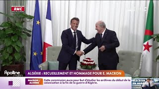 Algérie : recueillement et hommage pour Emmanuel Macron