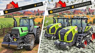 Membeli? Perbandingan $0 vs $9999999 Di Fs18 ! Multiplayer Fs 18 Dengan Panen Gandum | Timelapse ... screenshot 5