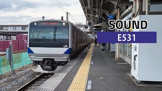 [Sound] E531系｜日立IGBT｜[特別快速] 土浦～品川 (2021.12)【走行音】