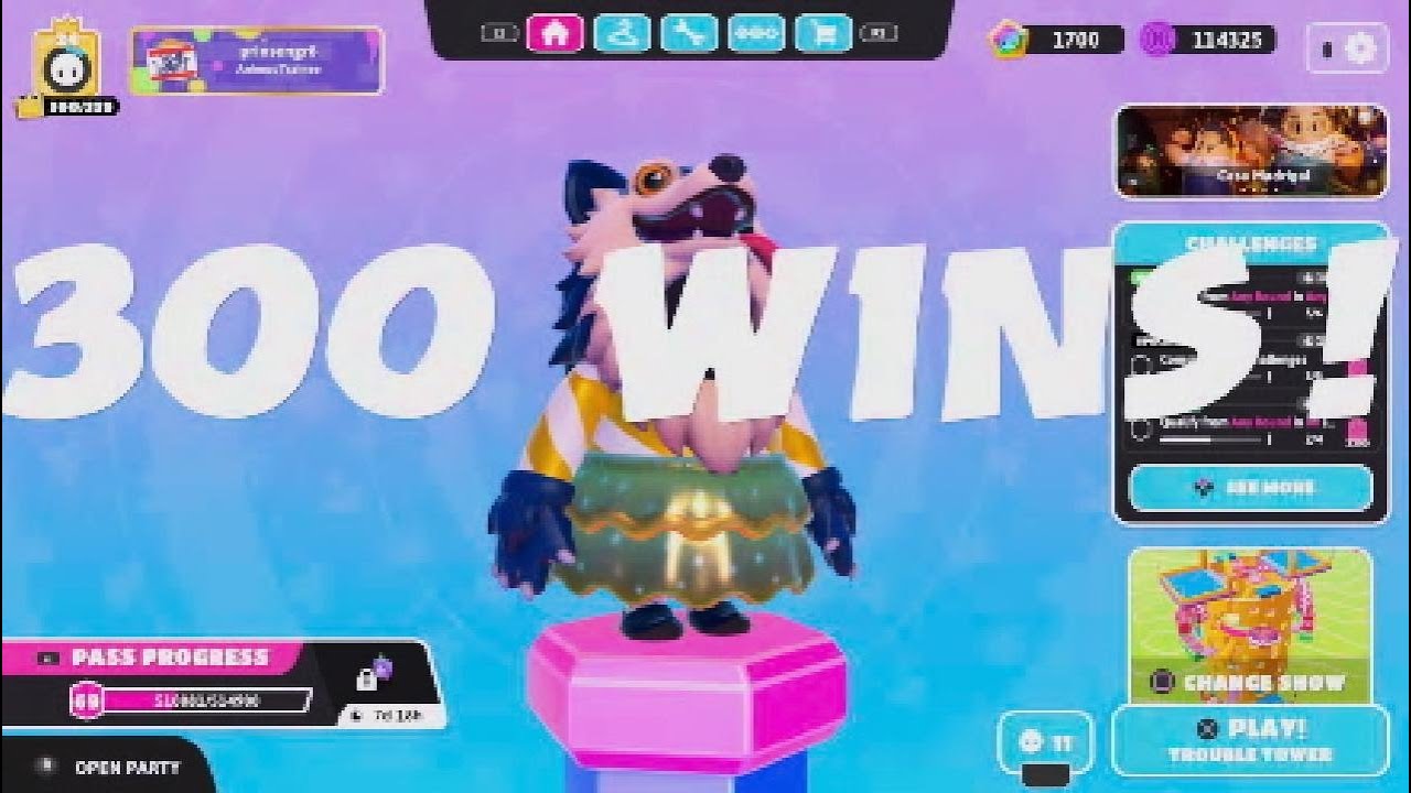 Getting 300 Wins In Fall Guys