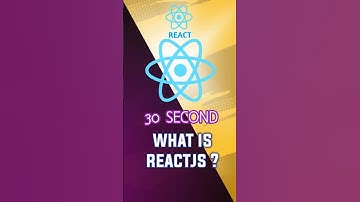 What is ReactJS? (30-Second Explainer) #codewithharry #coding #code