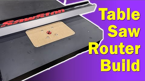 Router Table Build - For Your Table Saw (Easy)