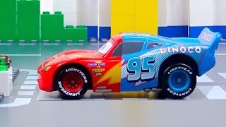 Wrong Cars Race Car and Military Vehicle Disney Cars Toys Stop Motion Animation for Kids