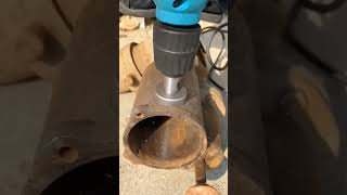 Use this stainless steel alloy hole opener when drilling holes. It is sharp and durable #High-Perfo