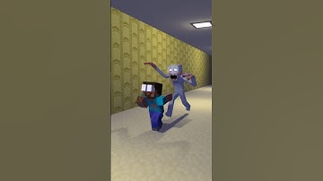 Scp-096 Chase Herobrine #shorts