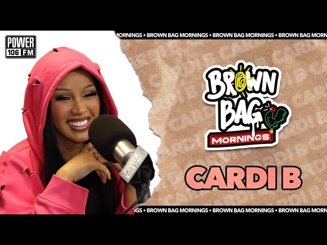 Cardi B Joins Brown Bag Mornings u0026 Talks Mal De Ojo, New Music and Rates Famous Boobs class=