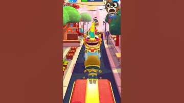 Talking Tom Hero Dash Beam Power Hank Running Super Fast - Complete Daily Missions - Game Of Fame