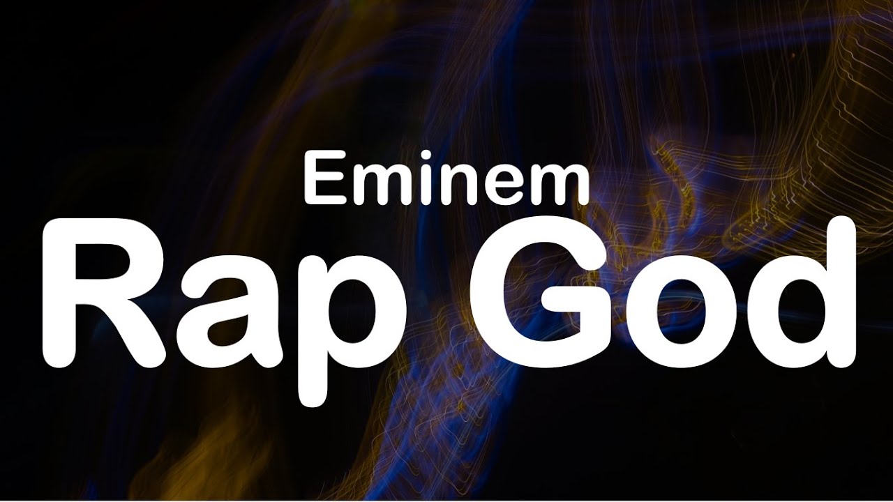 Eminem - Rap God (Clean Lyrics)