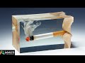 A Burning CIGARETTE in Epoxy Resin / RESIN ART