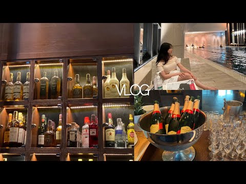 [직장인vlog]여의도콘래드 이그제큐티브룸,더현대서울,대청호 보이는 옥천펜션여행,대전일상, 오씨칼국수, 7월 일상,여름이야기