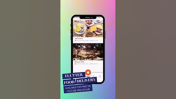 Flutter Food Delivery App Final view