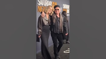 Keith Richards and Patti Hansen on SNL 50th Anniversary show