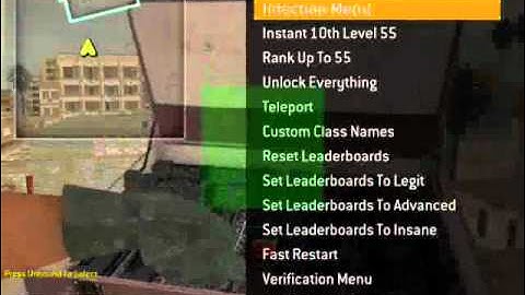 CoD4 PC Modded Menu tree Patch