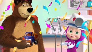 Permainan dokter gigi untuk anak ( Masha and the Bear : Free Dentist Games for Kids ) screenshot 2