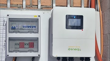 Cách cài đặt biến tần hybrid SVE,senergy,cergy 6kw trực tiếp trên màn hình.